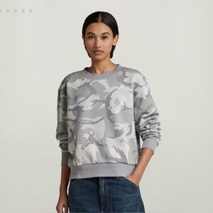 G-STAR RAW Cropped Allover Loose Sweater size Medium